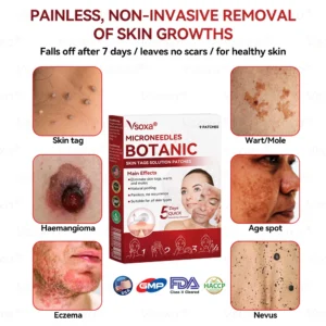 CZTICLE® 💧Microneedles Botanical Skin Tags Solution Patches - Made in the USA👩‍⚕️