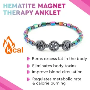 🌟 Official Store | CZTICLE® Hematite Magnet Therapy Anklet – Your Path to Wellness and Weight Loss!