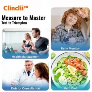 Clinclii™ 𝐍𝐨𝐧-𝐈𝐧𝐯𝐚𝐬𝐢𝐯𝐞 𝐁𝐥𝐨𝐨𝐝 𝐆𝐥𝐮𝐜𝐨𝐬𝐞 𝐌𝐨𝐧𝐢𝐭𝐨𝐫 – Pain-Free & 99.9% Accurate