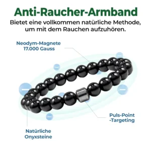 Czticle® AntiSmoke Magnetisches Armband🌿Unterbricht Nikotinsucht schnell – in nur 21 Tagen (Copy)