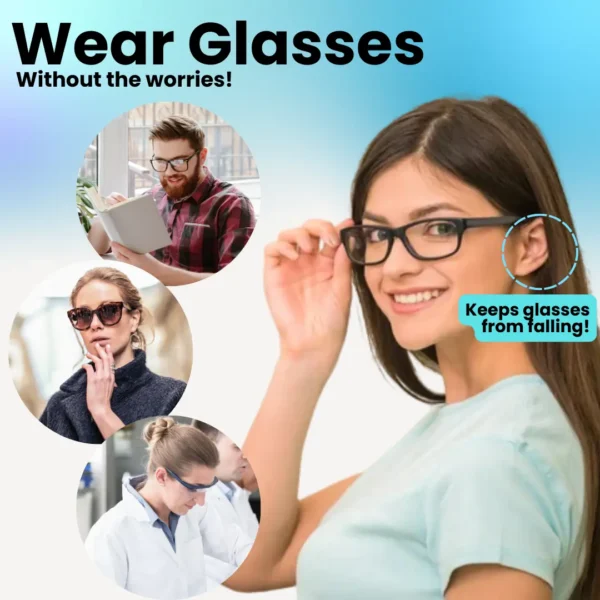 CZTICLE® Non-Slip Glasses Grips (𝟟𝟘% 𝕆𝔽𝔽 𝗘𝗡𝗗𝗦 𝗜𝗡 𝟭𝟬 𝗠𝗜𝗡𝗨𝗧𝗘𝗦)