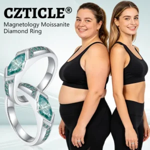 CZTICLE® Magnetology Moissanite Diamond Ring