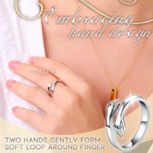 CZTICLE® Embrace Hug Couple Ring (1Pair)