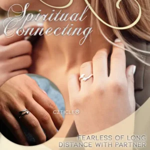 CZTICLE® Embrace Hug Couple Ring (1Pair)